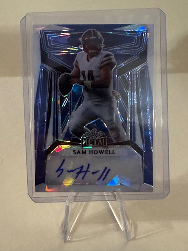 2023 foglia metallo blu - 2023,